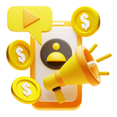 Video Marketing  3D Icon