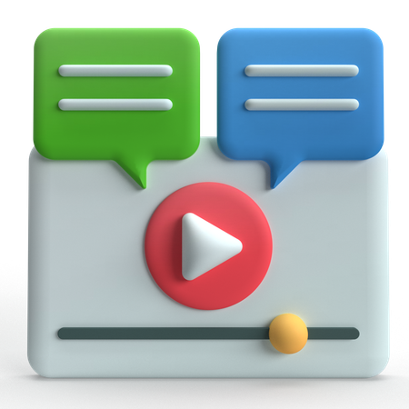Video Marketing  3D Icon