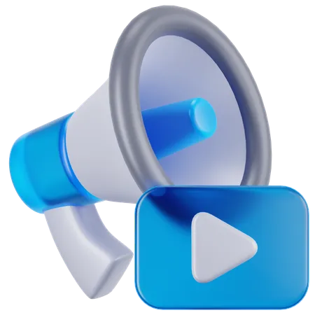 Video Marketing  3D Icon