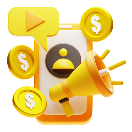 Video Marketing  3D Icon
