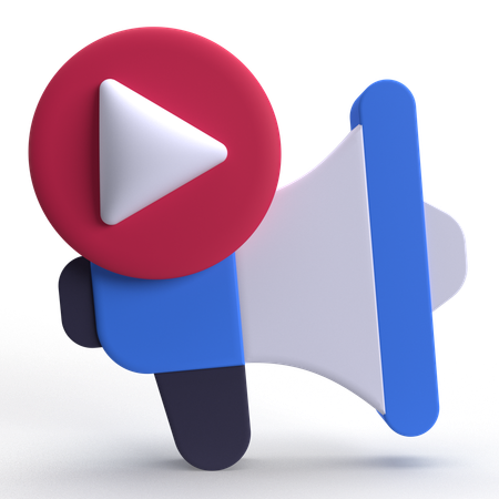 Video Marketing  3D Icon
