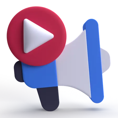 Video Marketing  3D Icon