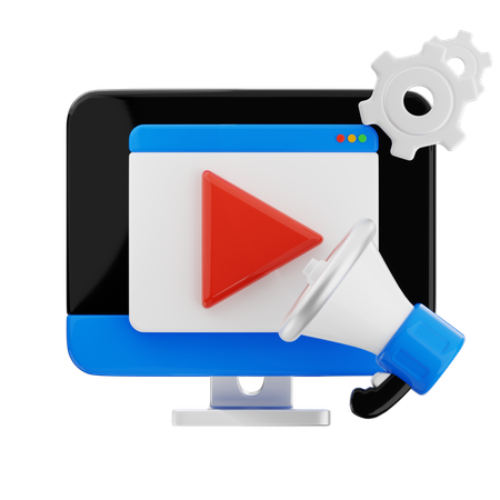 Video Marketing  3D Icon