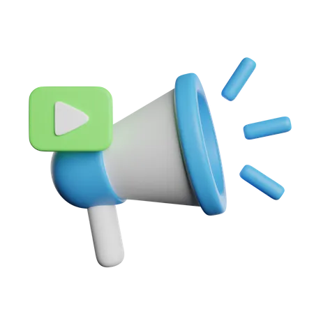 Video Marketing  3D Icon