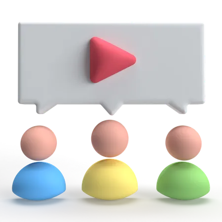 Video Marketing  3D Icon