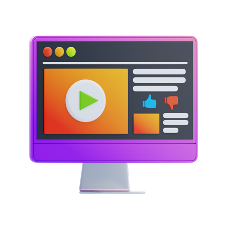 Video Marketing  3D Icon