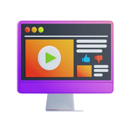 Video Marketing  3D Icon