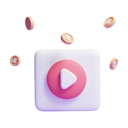 Video Marketing  3D Icon