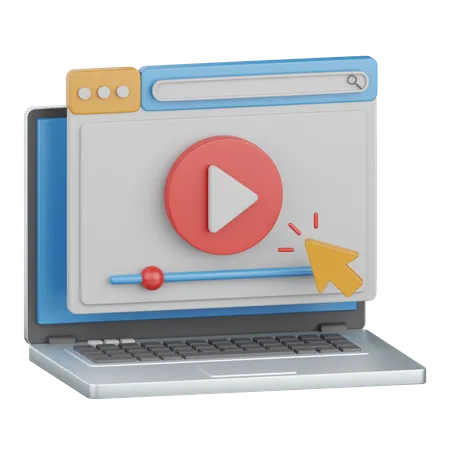 Video marketing  3D Icon