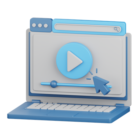 Video marketing  3D Icon