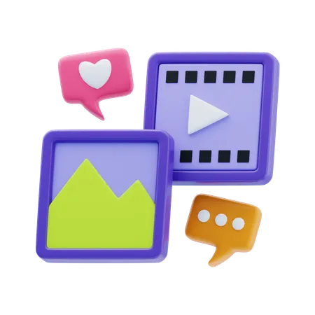 Video Marketing  3D Icon