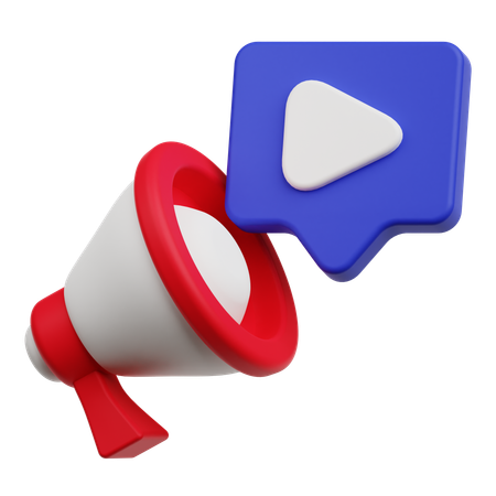 Video Marketing  3D Icon