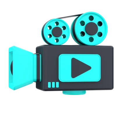 3 D Video Recorder For Video Marketing Object On A Transparent Background 3D Icon