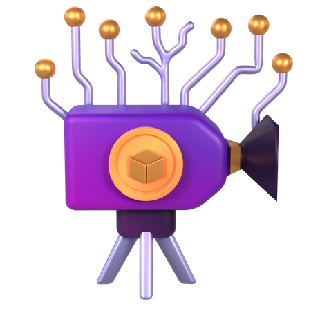 Vídeo nft  3D Icon