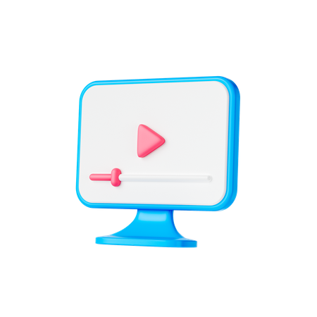 Vídeo on-line  3D Icon