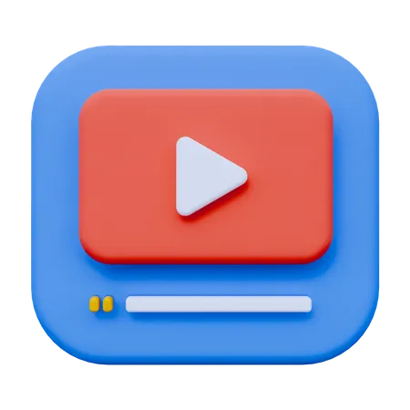 Vídeo on-line  3D Icon