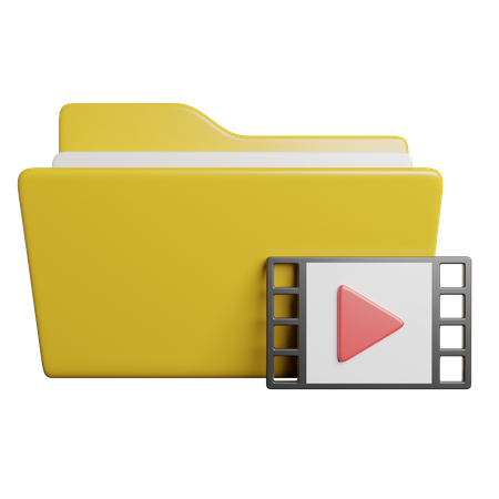 Videoordner  3D Icon