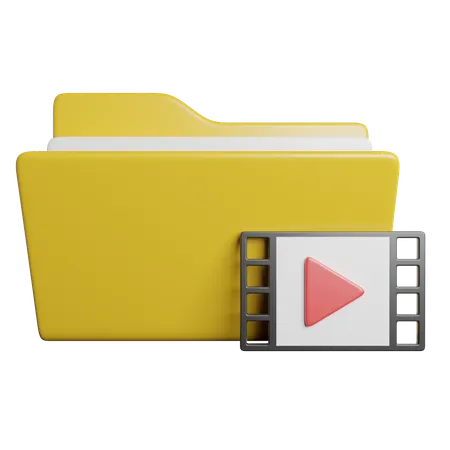 Videoordner  3D Icon