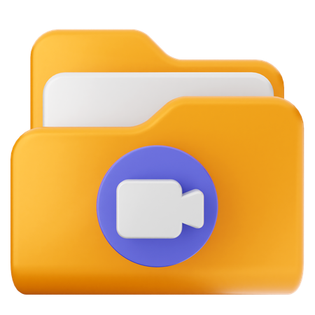 Videoordner  3D Icon