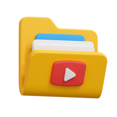 Videoordner  3D Icon