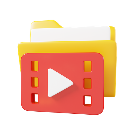 Videoordner  3D Icon