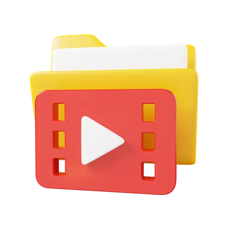 Videoordner  3D Icon