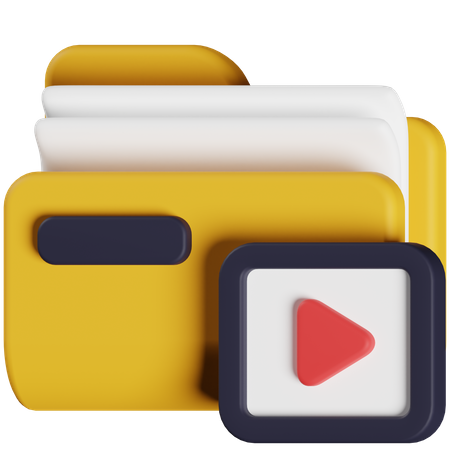 Videoordner  3D Icon