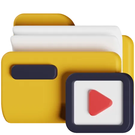 Videoordner  3D Icon