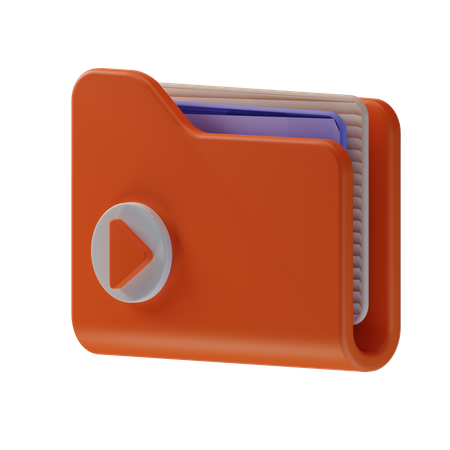 Videoordner  3D Icon