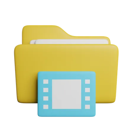 Videoordner  3D Icon