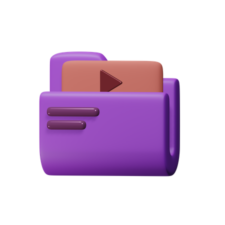 Videoordner  3D Icon