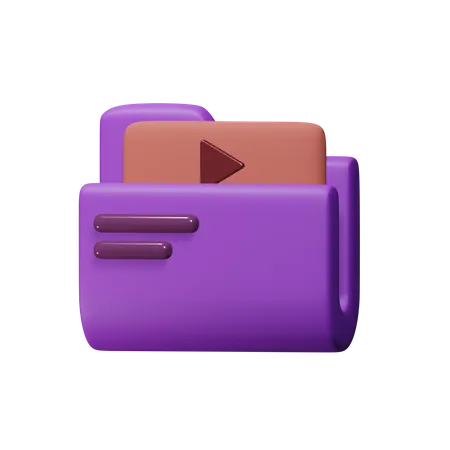 Videoordner  3D Icon