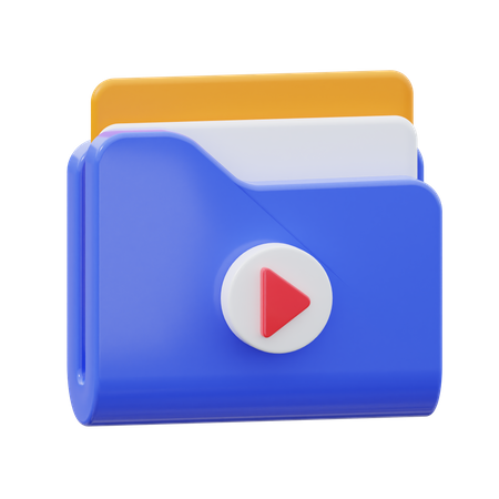 Videoordner  3D Icon