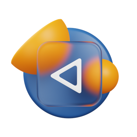 Video Play  3D Icon