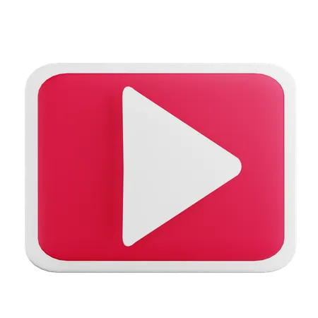 Video Play  3D Icon