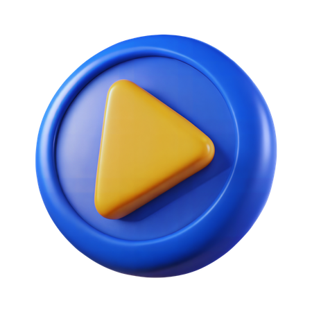 Video Play Button  3D Icon