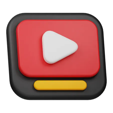 Videoplayer  3D Icon