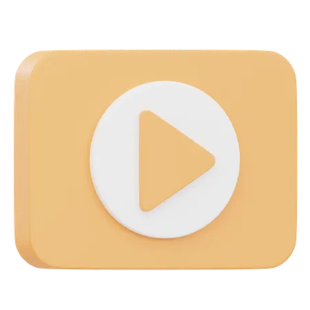 Videoplayer  3D Icon