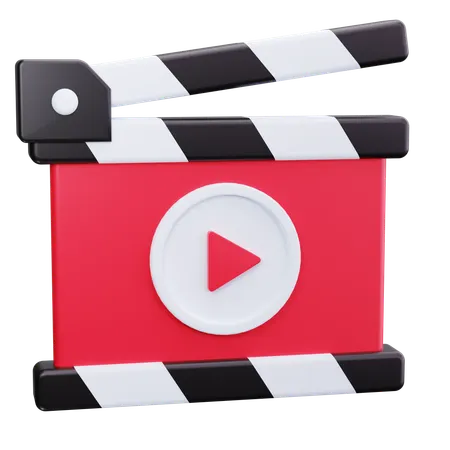 Video Player  3D Icon