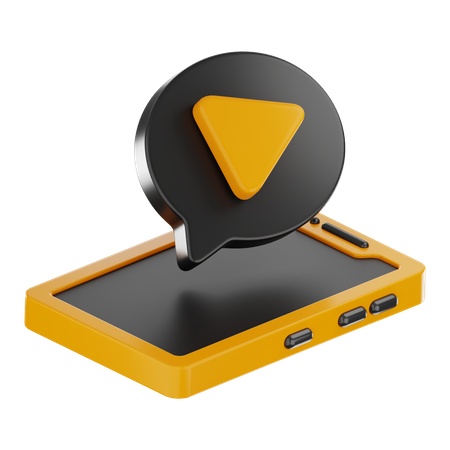 Video Player  3D Icon