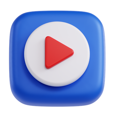 Video Player  3D Icon