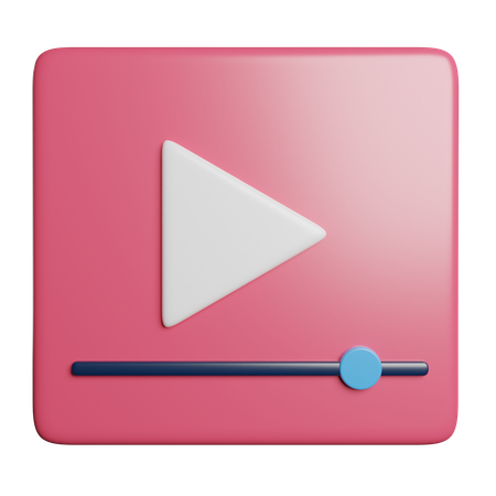 Video Player  3D Icon