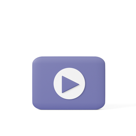 Video Player  3D Icon