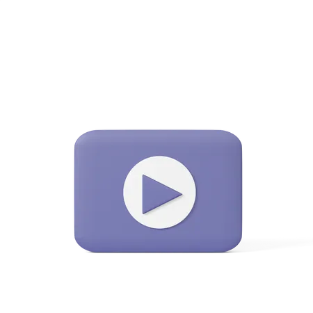 Video Player  3D Icon