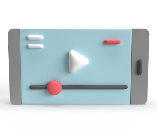 Video Player  3D Icon