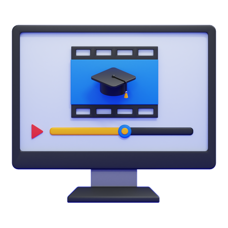 Video Player  3D Icon