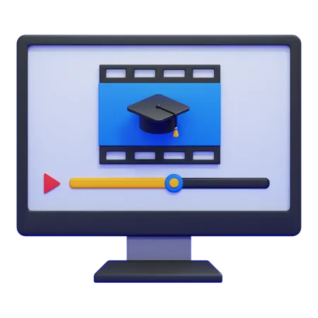 Video Player  3D Icon