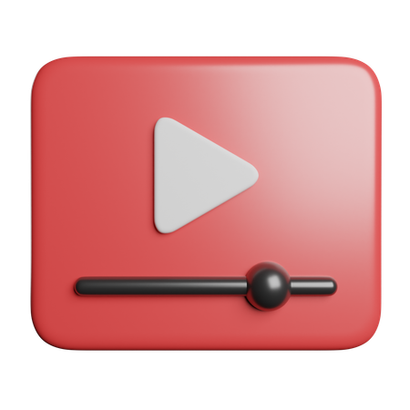 Video Player  3D Icon