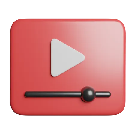 Video Player  3D Icon