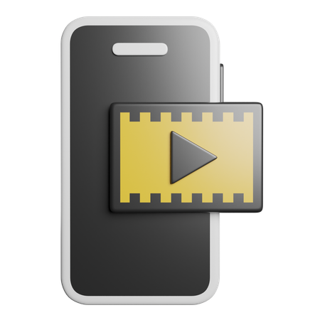 Video Player  3D Icon